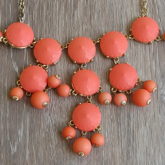 J. Crew Acrylic Beaded Bib Necklace - Picture 6 of 7